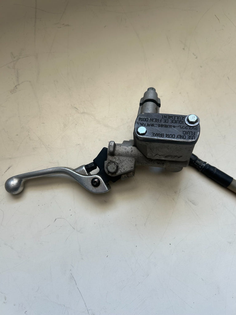 OEM Honda CRF 150 Front Brake Setup Lever/Hose/Mount/Cylinder 45510-GBF-J01