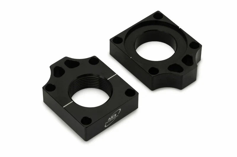 NEW AS3 Performance Chain Adjuster Rear Axel Blocks (Black) - Part# 18679