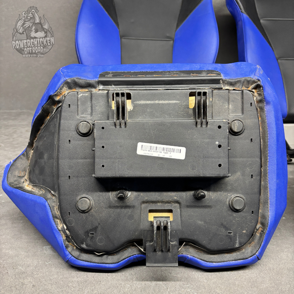 OEM 2021 Honda Talon SXS1000 Driver & Passenger Seats – Blue/Black