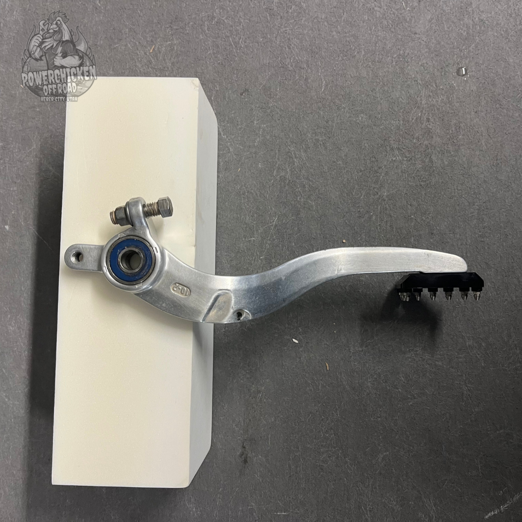 KTM OEM Part 77213050044 Foot Brake Lever Only - w/ Aftermarket Step Plate