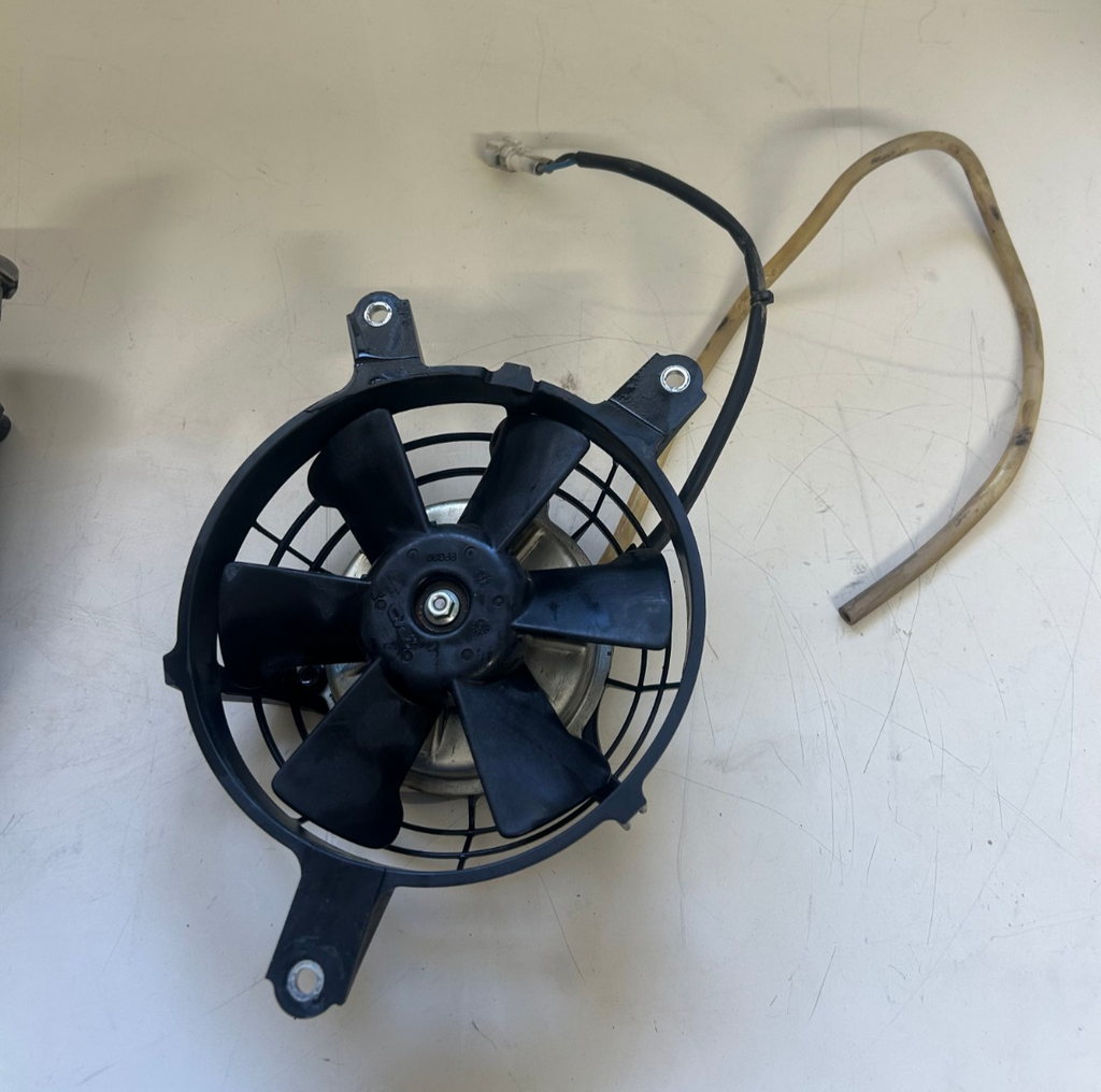 OEM 2007 Yamaha YFZ 450 Radiator W/Blower 5TG-12461-10-00 5TG-12405-00-00