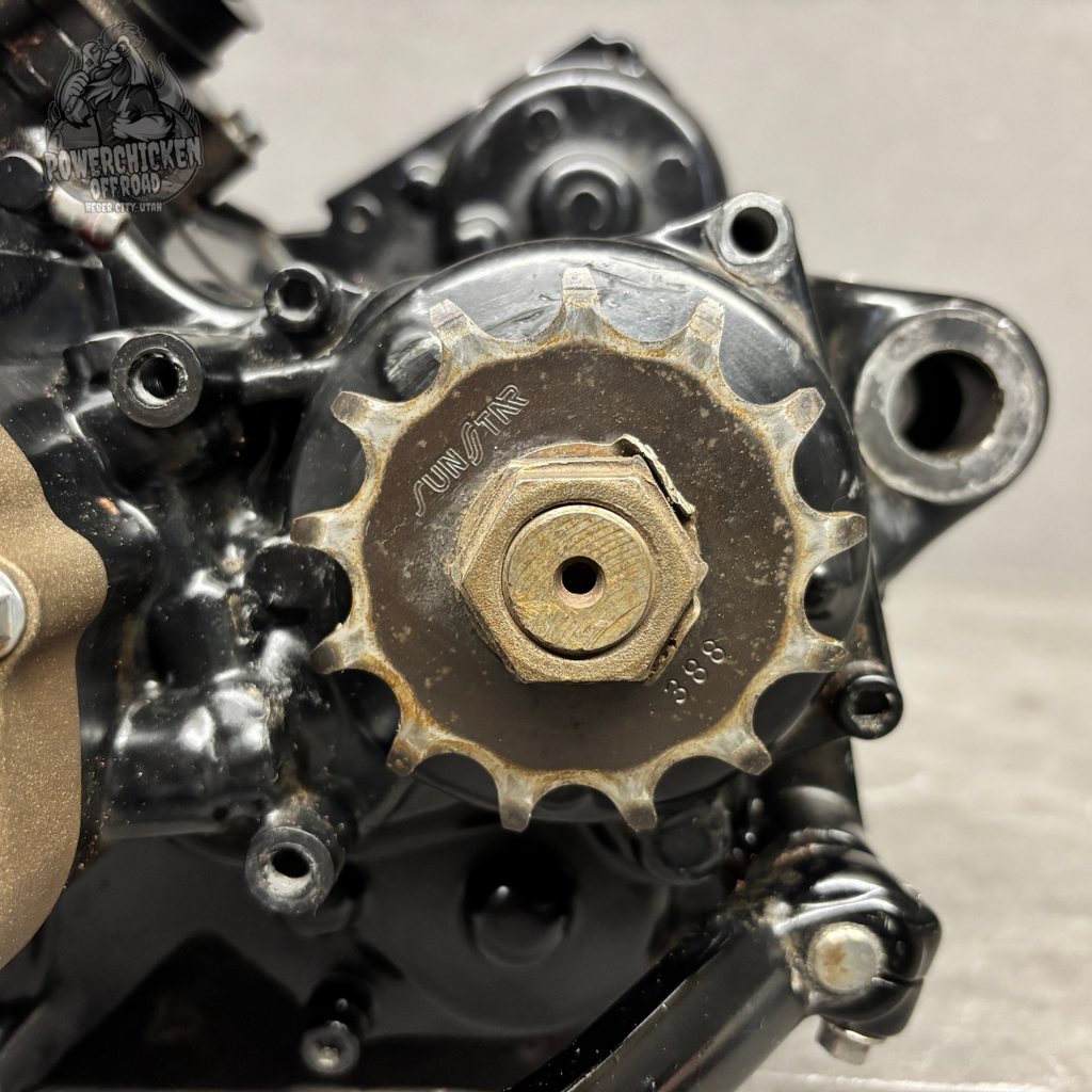 2011 Yamaha YZ125 Lower Engine Assembly – Cases, Transmission, Clutch – No Crank