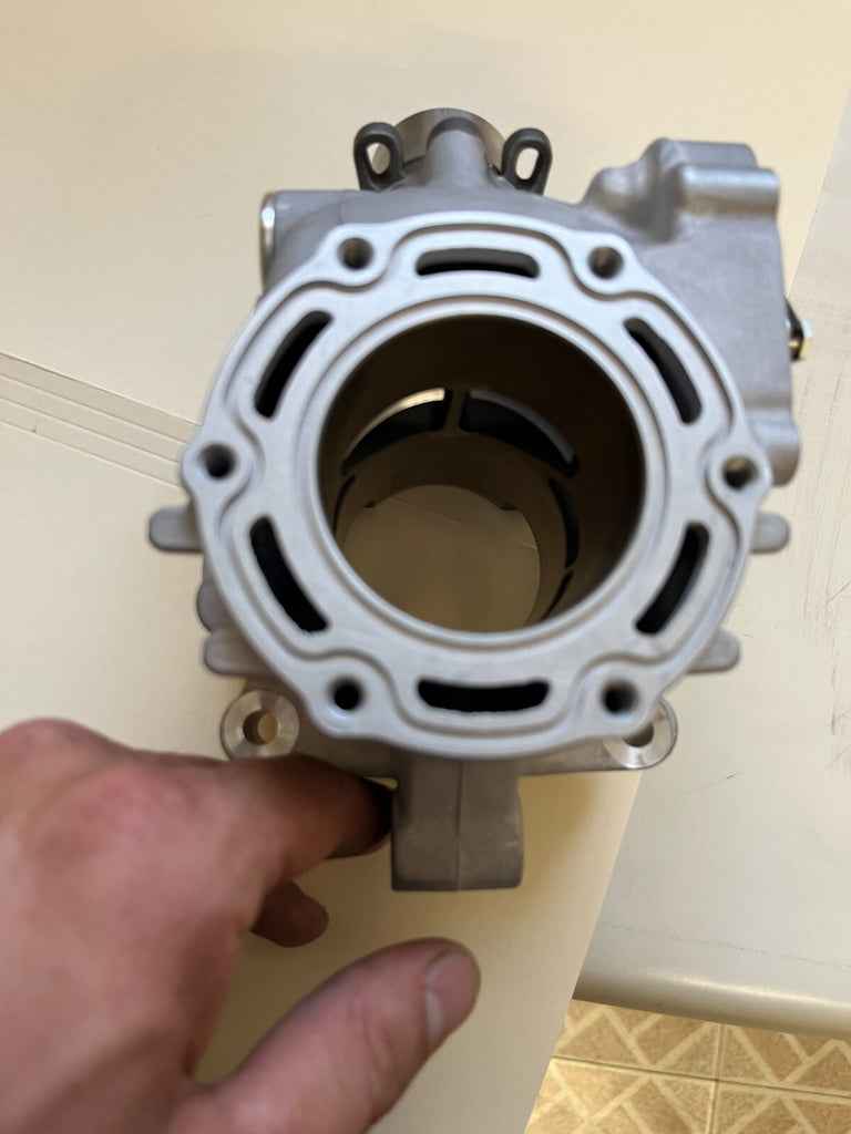 motorcycle cylinder, tm, tm moto, powervalve, power valve, barrel, engine