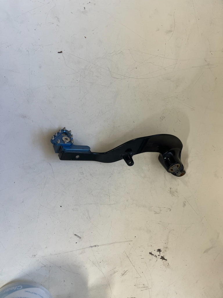 Tusk Aluminum Brake Pedal Blue Tip