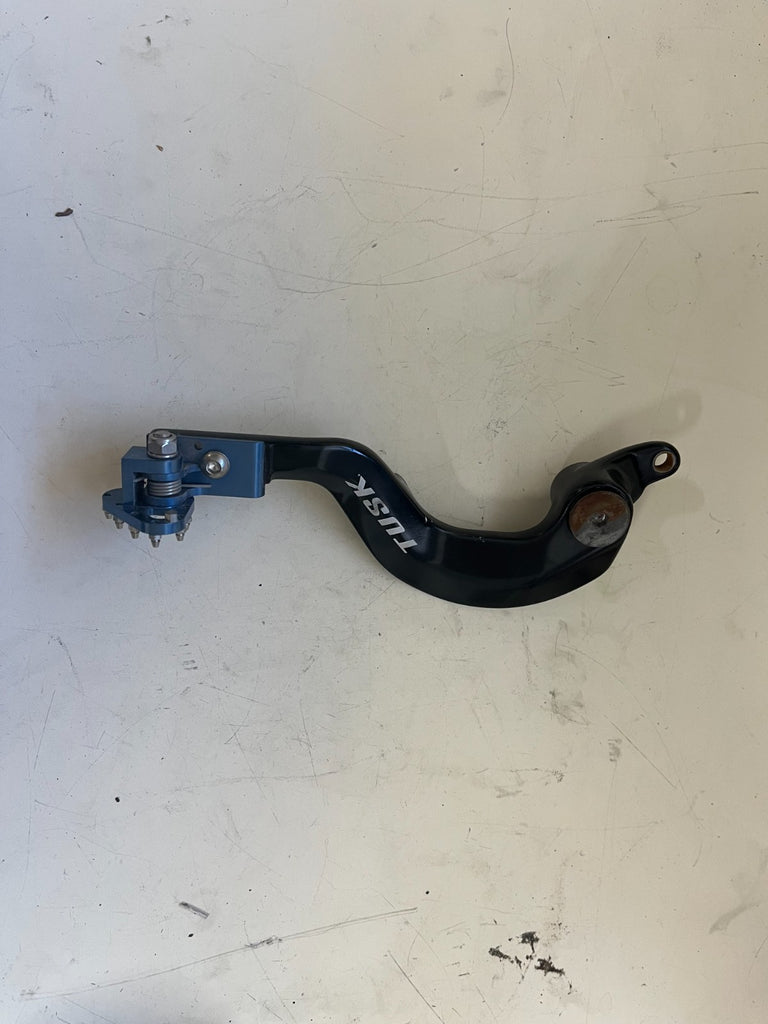Tusk Aluminum Brake Pedal Blue Tip