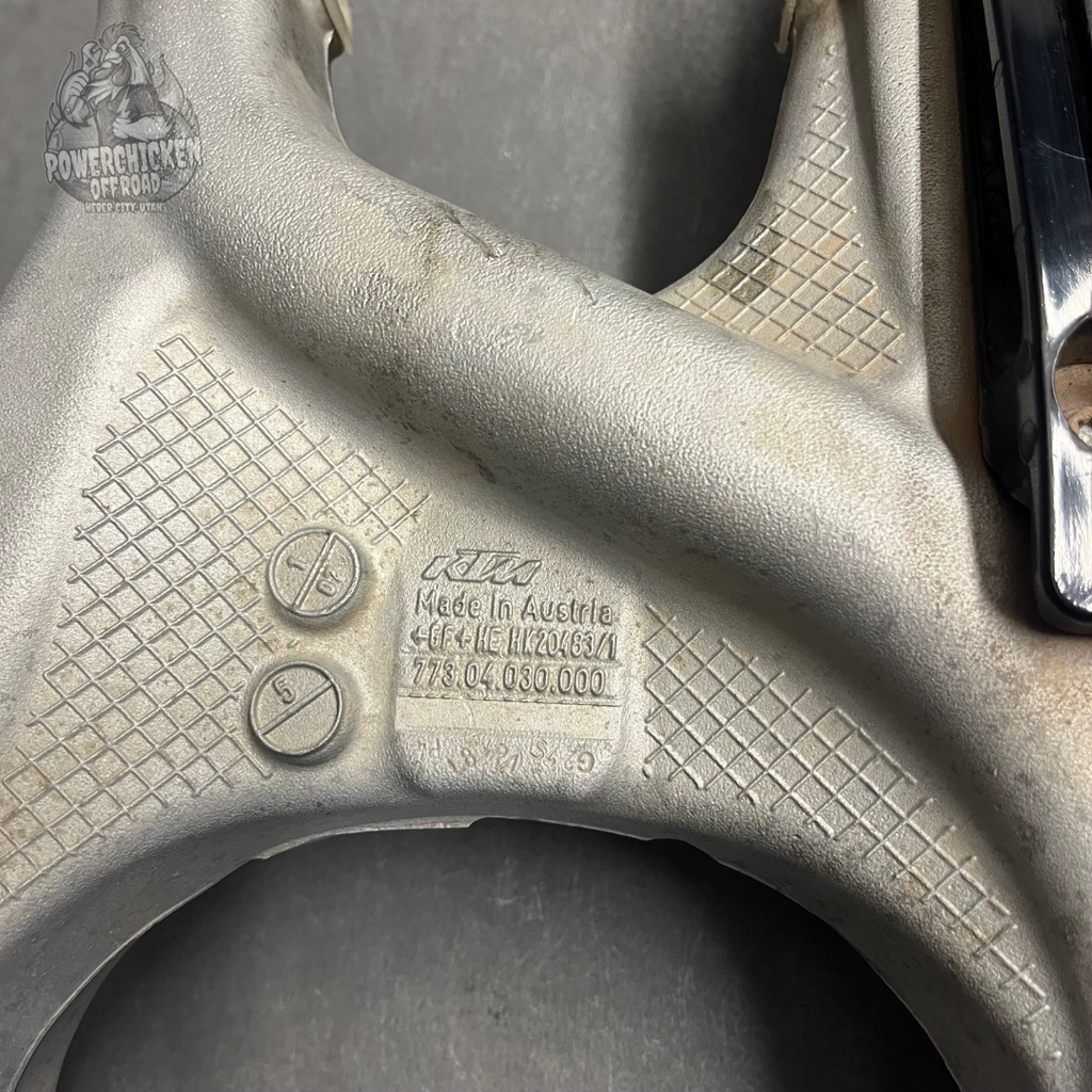 Swingarm Assembly (with Chain Guard & Rails)