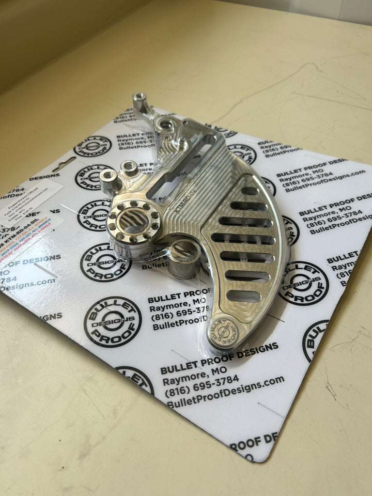 (KTM, Husqvarna, GasGas) BPD Rear Break Disk Guard SKU: KTM-RD-04-SIL