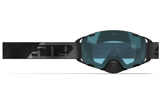 509 AVIATOR 2.0 GOGGLE BLACK GRAY FUZION LIGHT BLUE HCS TINT