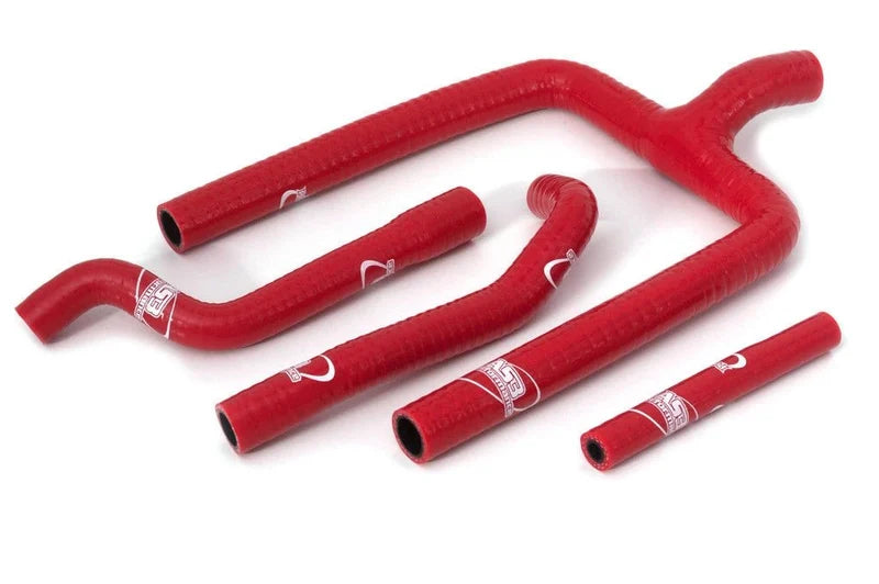 RIEJU PERFORMANCE SILICONE RADIATOR HOSES (THERMOSTAT BYPASS KIT) RED