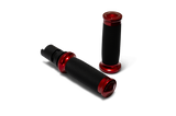 Performance Machine 24-25 Touring, 2025 Softail TBW Contour Handle Grip Set - Red
