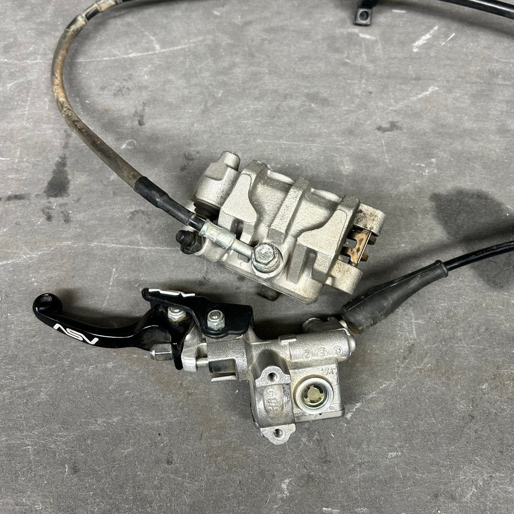 USED 2017 Kawasaki KX450 Front Brake Assembly w/ ASV Lever