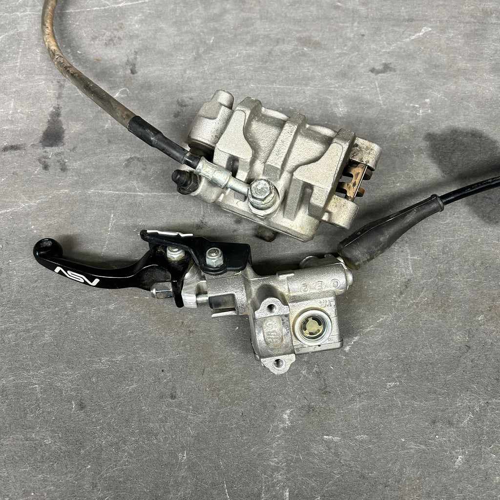 USED 2017 Kawasaki KX450 Front Brake Assembly w/ ASV Lever