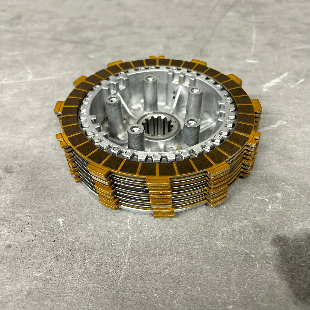 USED 2017 Kawasaki KX450F Complete Clutch Assembly Plates Basked and Hub | OEM