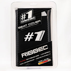 #1Gripper RIBBED Seat Cover - Black/White
