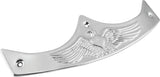 Bikers Choice FL Custom 8 Inch Chrome Eagle Fender Tip Fender Tip