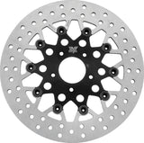 Twin Power 84-17 Big Twin Exc 11.8 and Lug Mount 84-13 XL Front 11.5in Floating Rotor Mesh Black