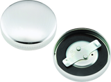 Bikers Choice 36-E73 Chrome Early Non-Vented Gas Cap Fatbob Tank Left Side Replaces H-D 61103-65